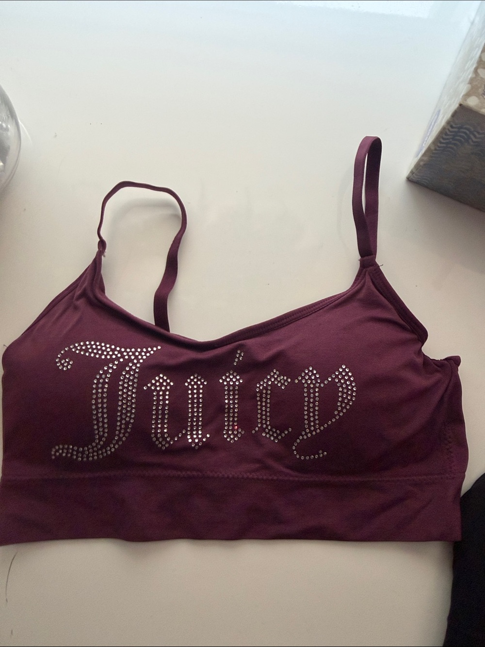 Juicy Couture Plum sports bra medium